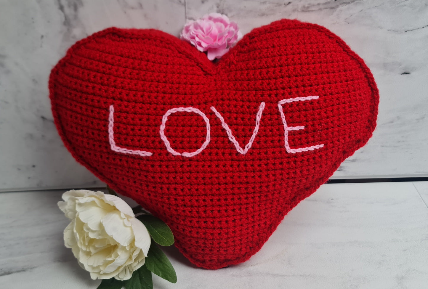 Bold Red "Love" Heart