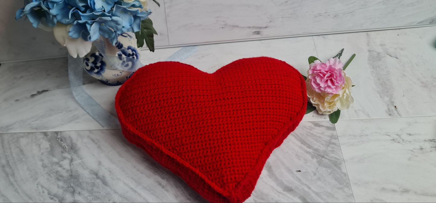 Bold Red "Love" Heart