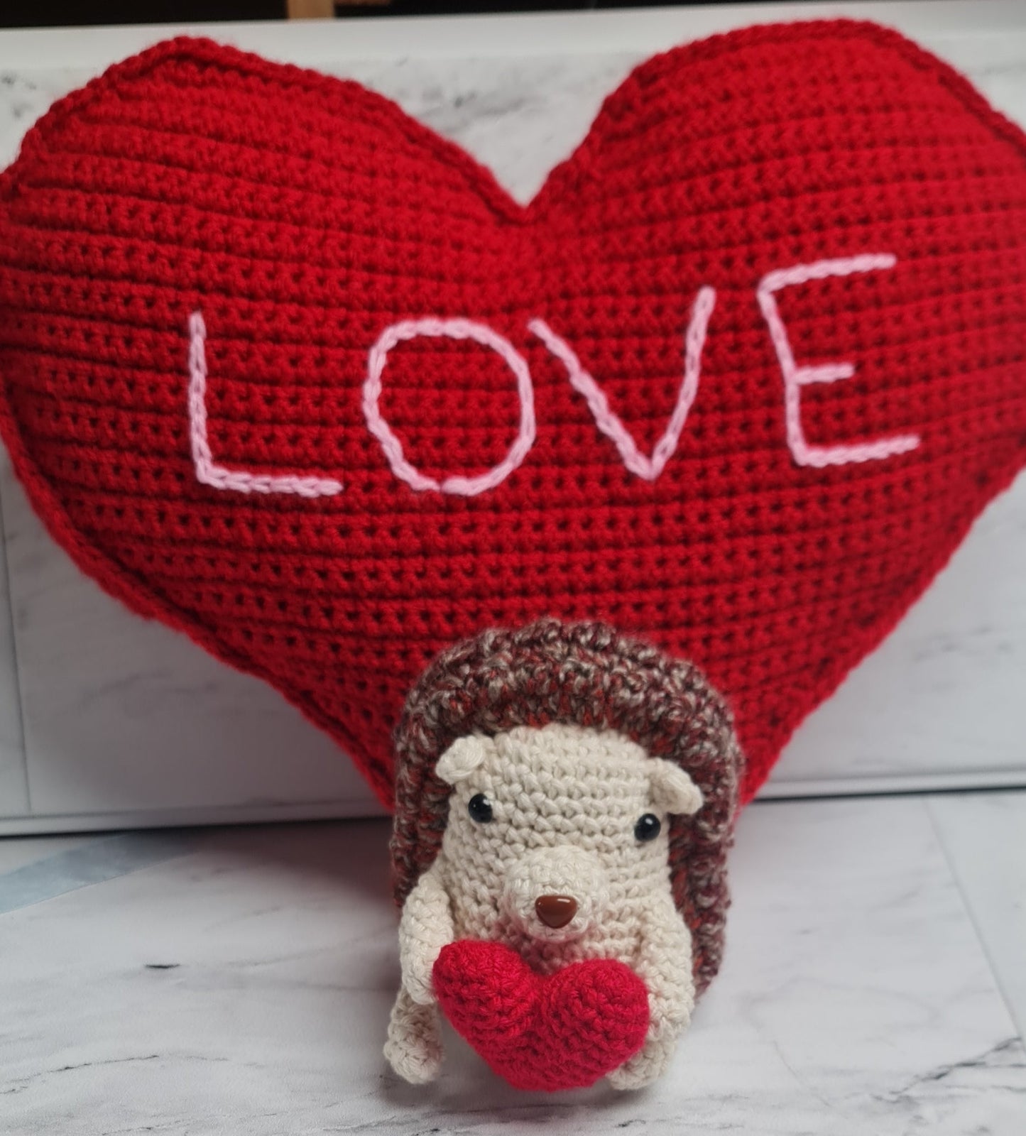 Bold Red "Love" Heart