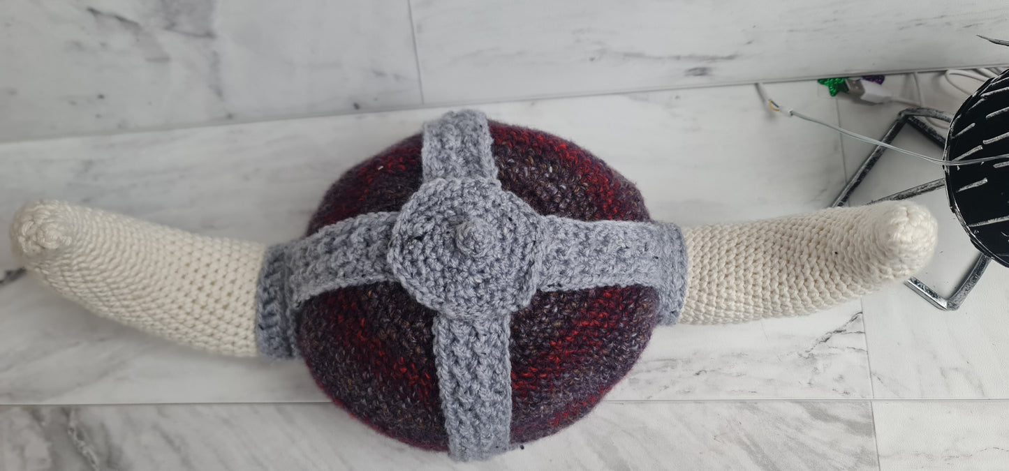 Viking Festival Fancy Dress Up Theme Day Hat with Horns