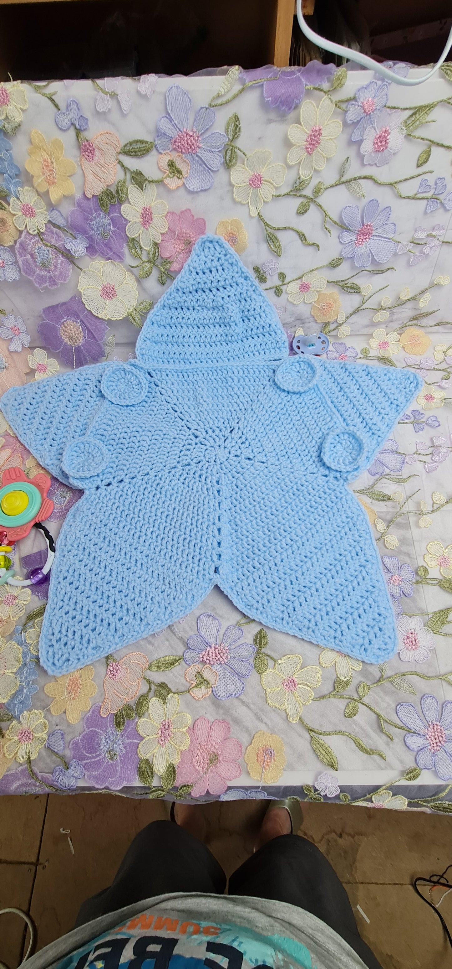 Star Shaped Baby Grow