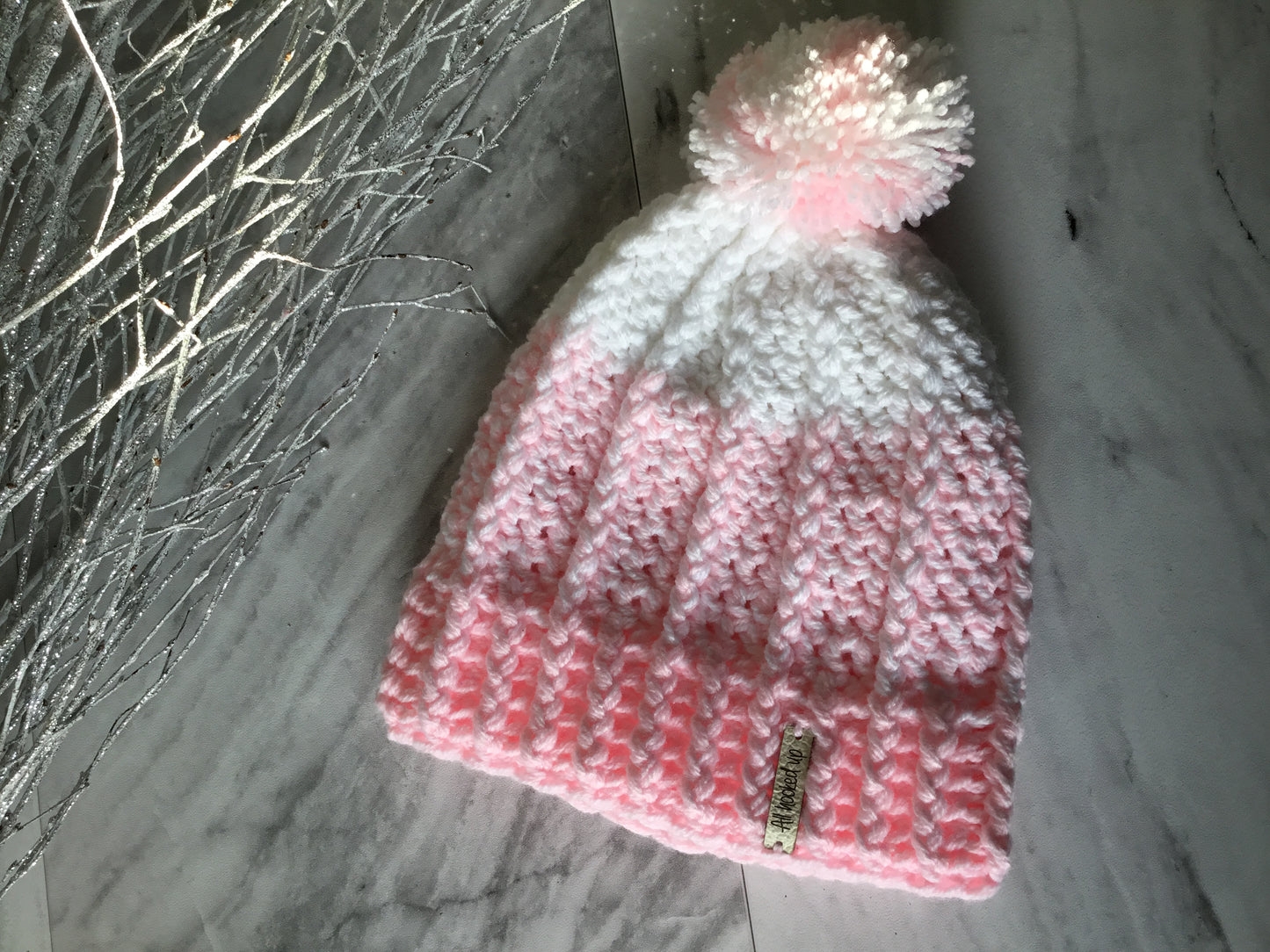 Extra Warm Ombre Beanie Bobble Hat