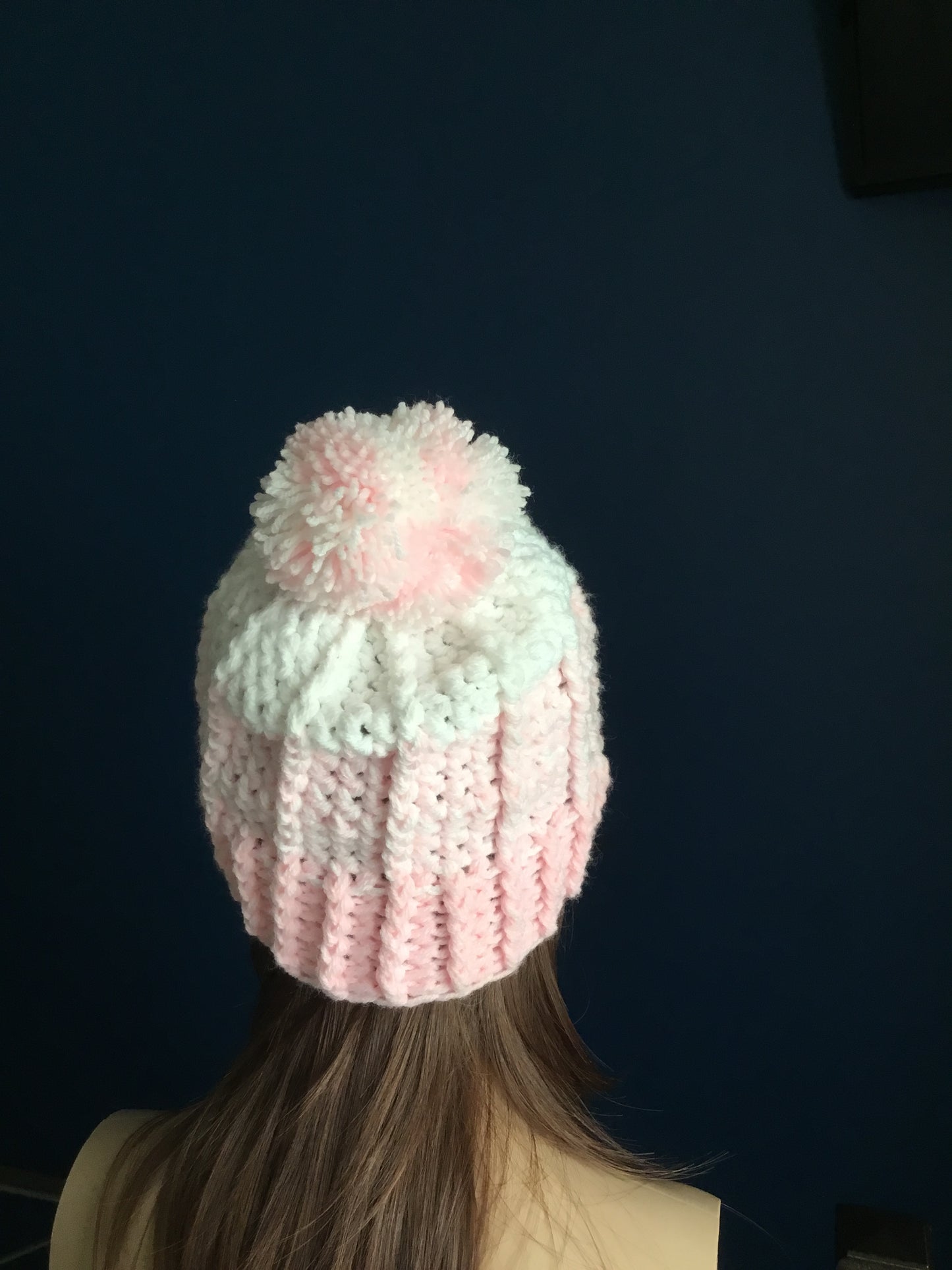 Extra Warm Ombre Beanie Bobble Hat