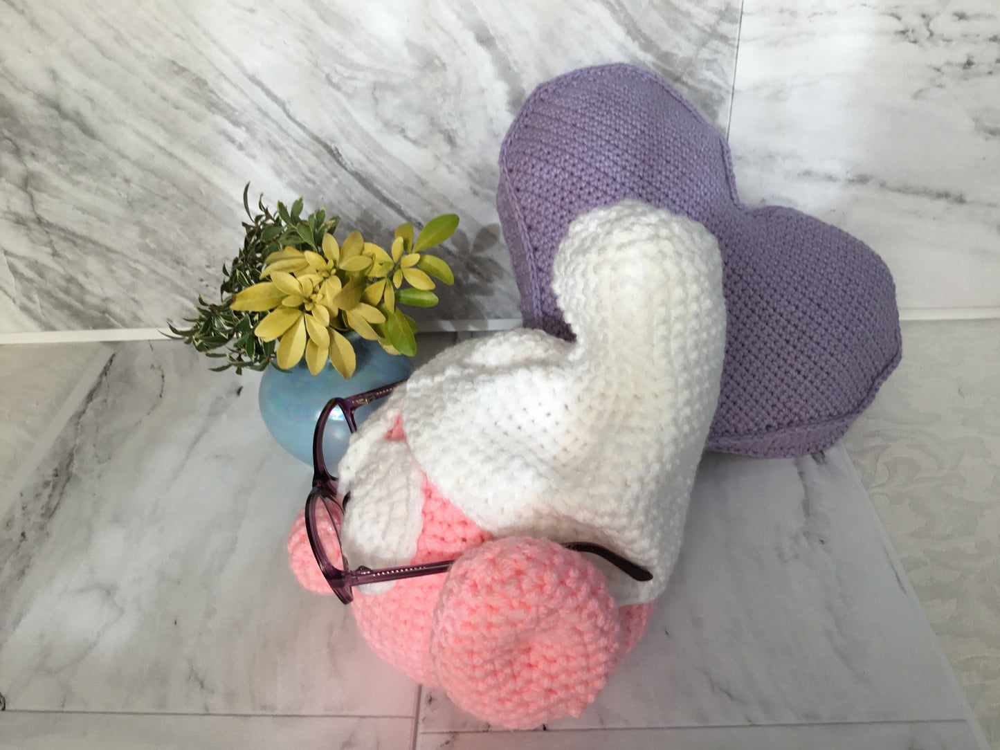 Perfect Gift Handmade Crochet Smurf Glasses Holder