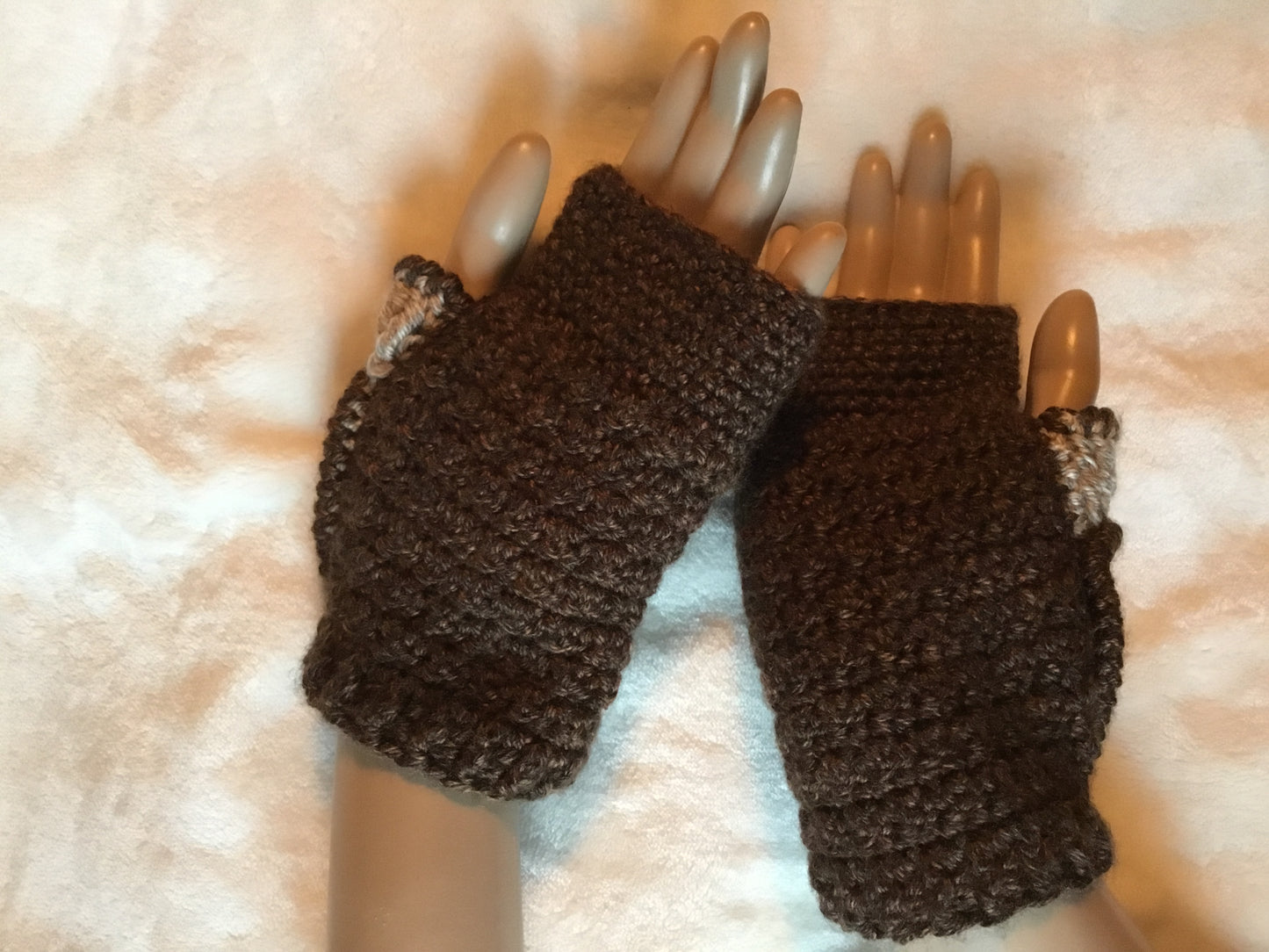 Ammonite Fingerless Gloves