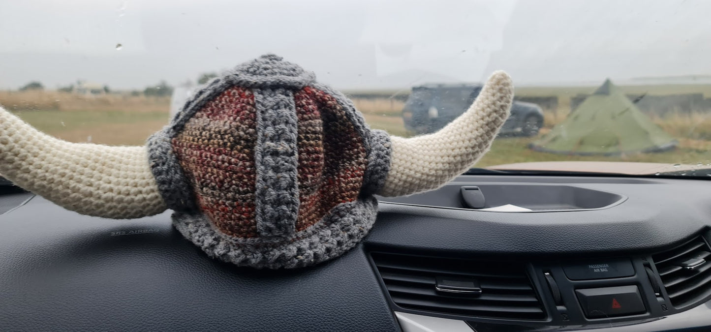 Viking Festival Fancy Dress Up Theme Day Hat with Horns