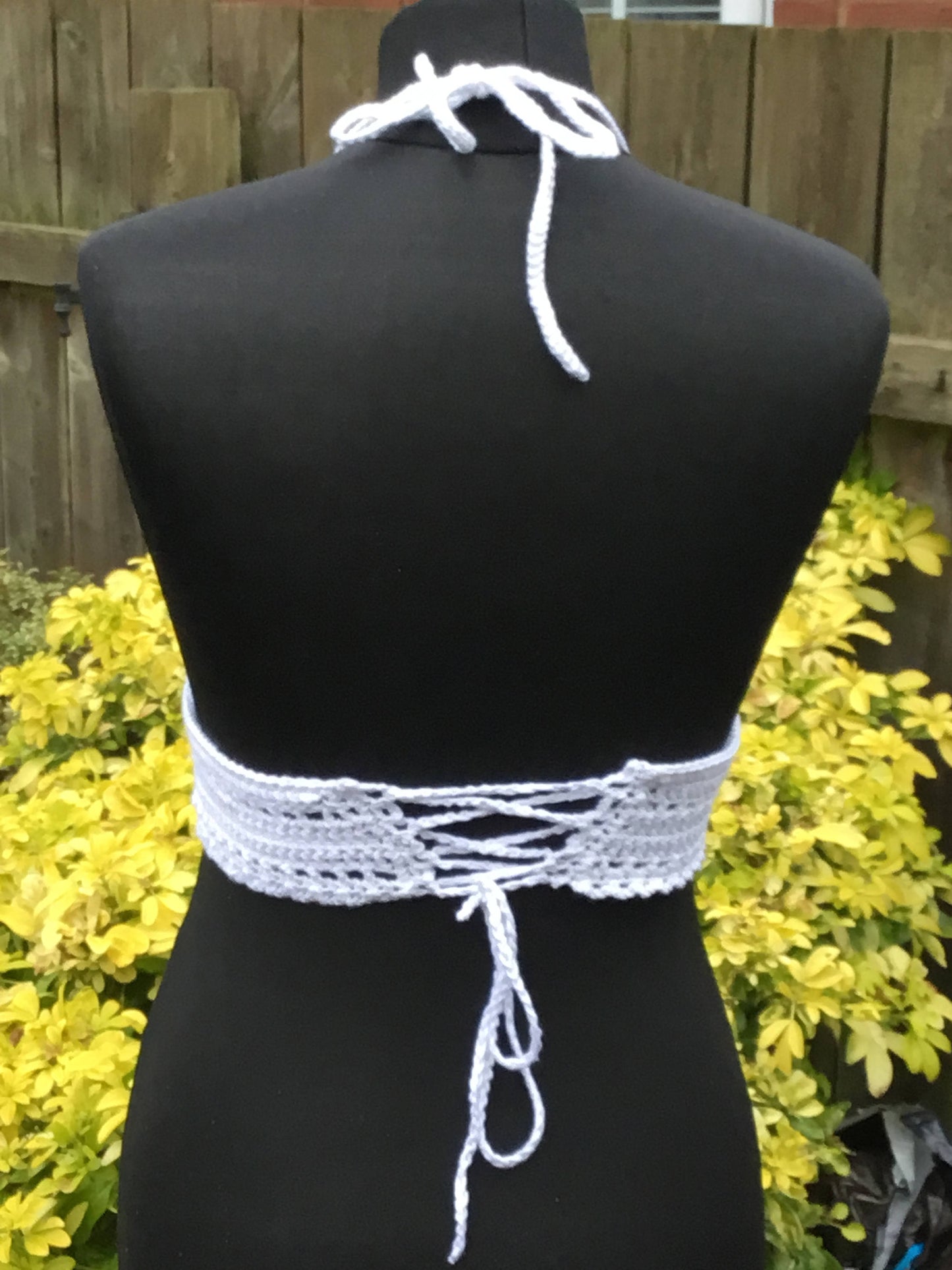 Crisp White Beach Festival Bralette