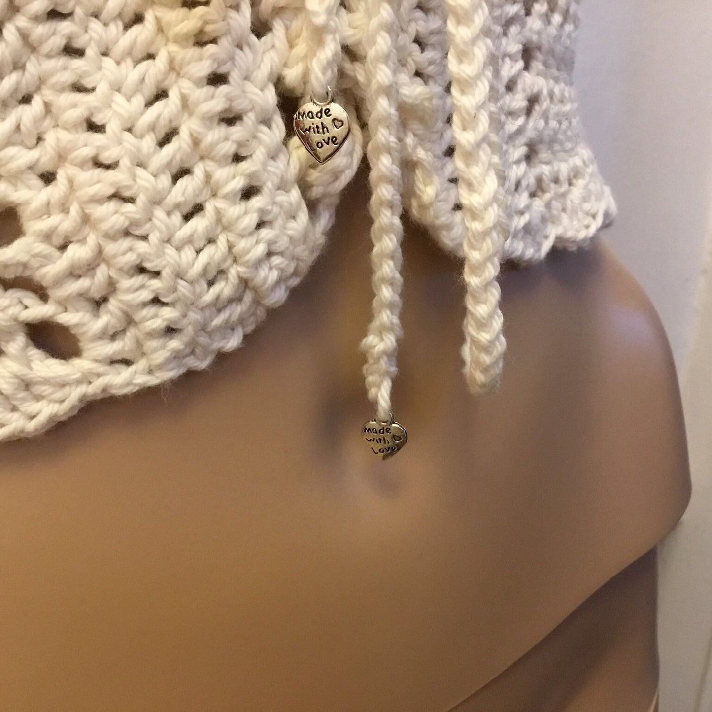 Cream Crop Top Basque design