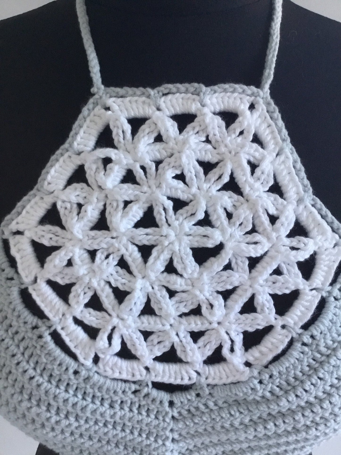 Crochet Festival Dreamcatcher Inset Halter Top