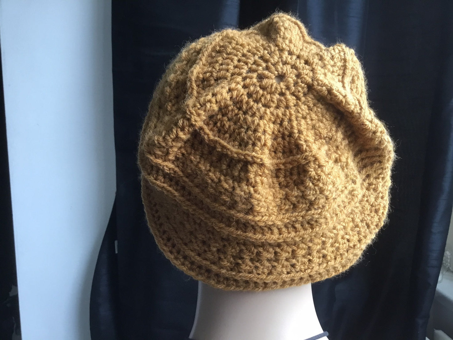 Beanie with “handmade” label
