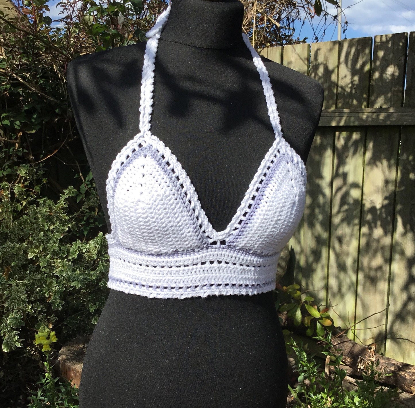 Crochet Bralette Top (padding optional)