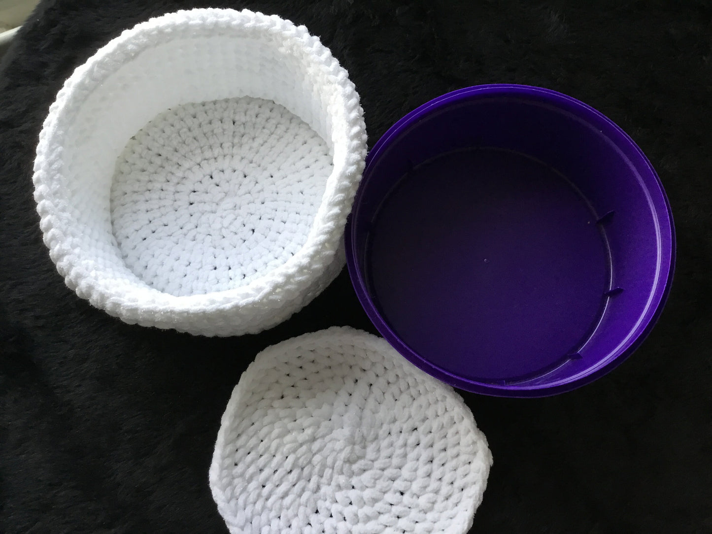 Crochet Pattern PDF for Home Storage Bowl Recycling Project