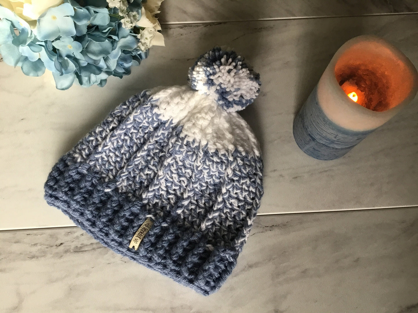 Extra Warm Ombre Beanie Bobble Hat
