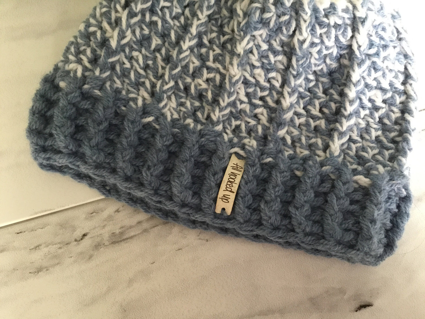 Extra Warm Ombre Beanie Bobble Hat