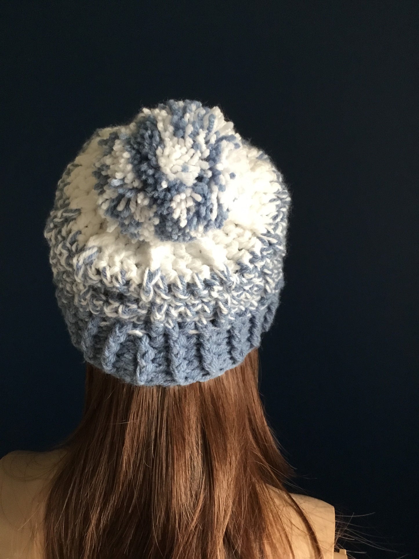 Extra Warm Ombre Beanie Bobble Hat