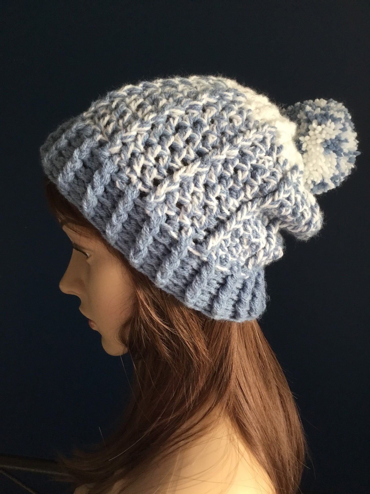 Extra Warm Ombre Beanie Bobble Hat