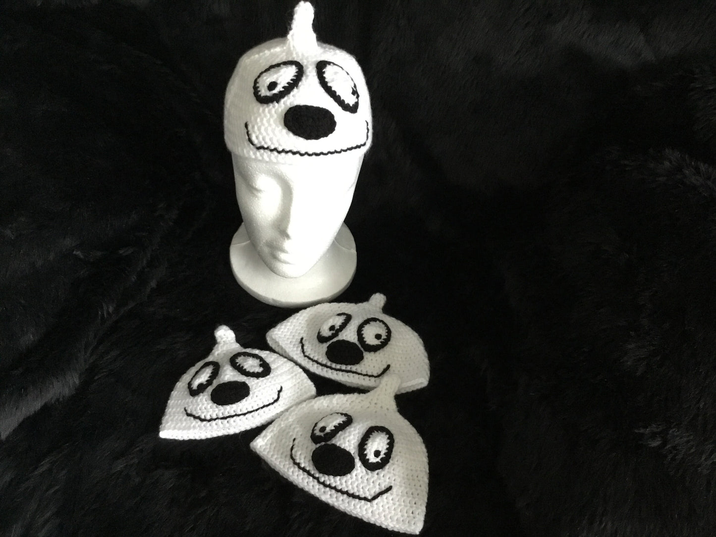 Halloween Cute Ghost Baby Toddler Novelty Crochet Handmade Hat