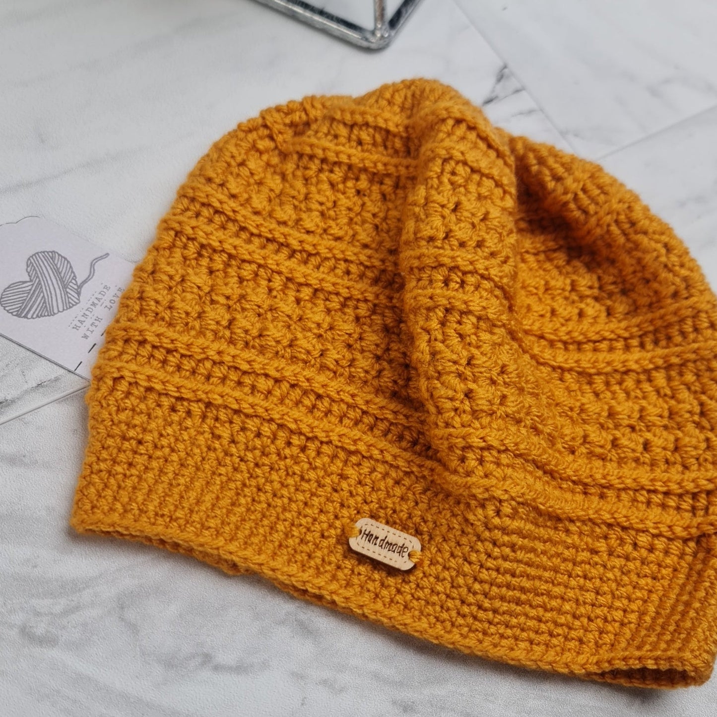 Autumn Colour Slouch Beanie