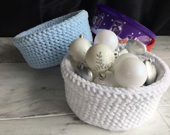 Recycled Chocolate Tub Basket Cover