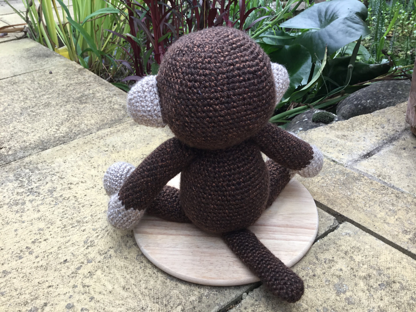 Happy Cheeky Monkey Crochet Toy Doll