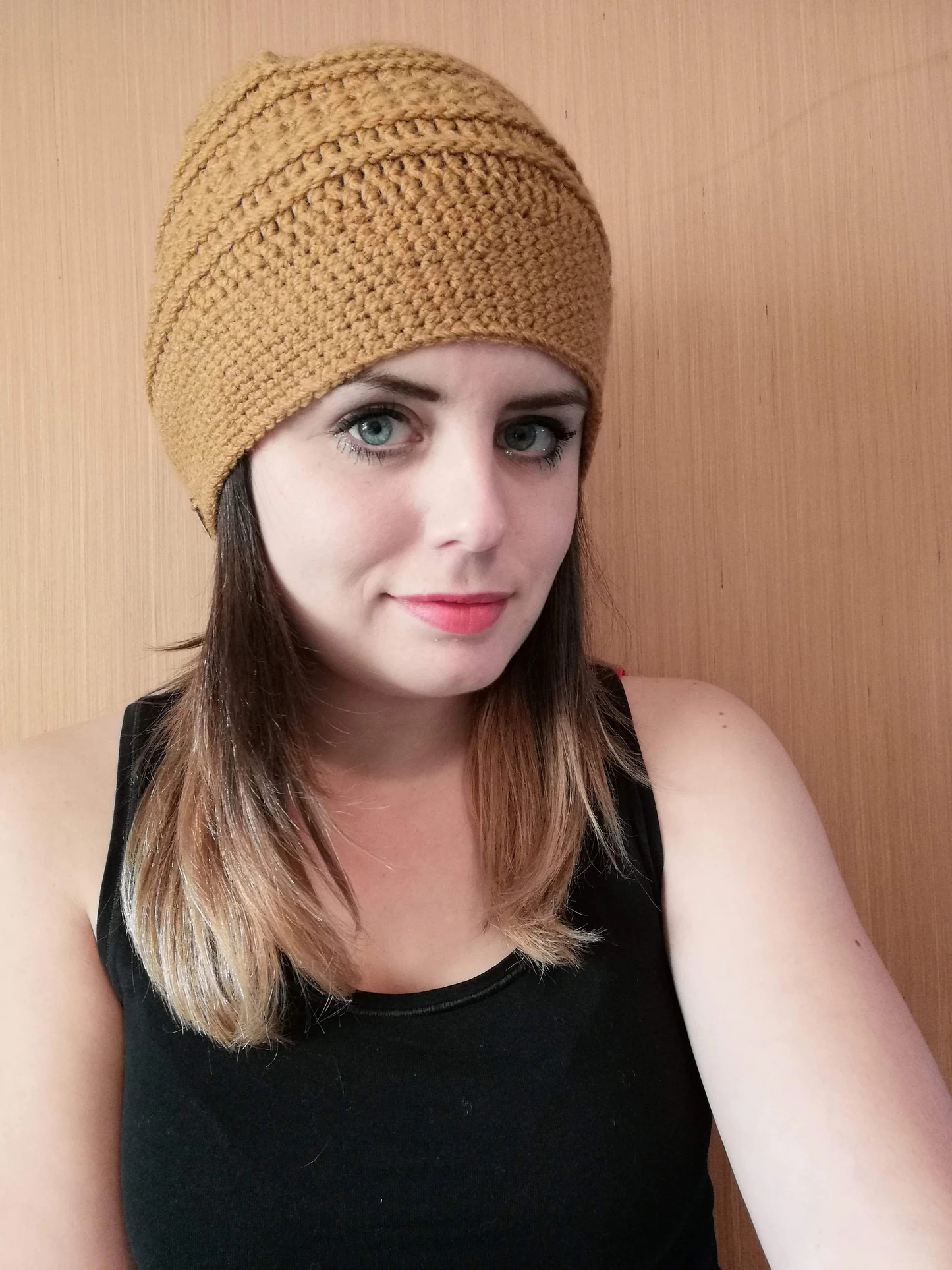 Autumn Colour Slouch Beanie