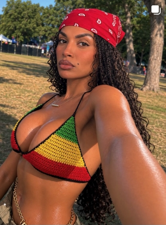 Jamaica Colours Crochet Festival Bralette – Handmade Rasta Halter Top